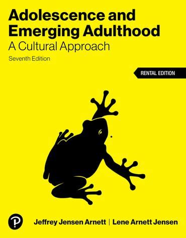 Adolescence and Emerging Adulthood .